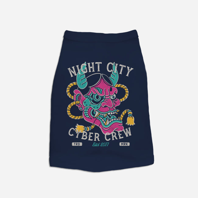 Night City Cyber Crew-Cat-Basic-Pet Tank-Nemons