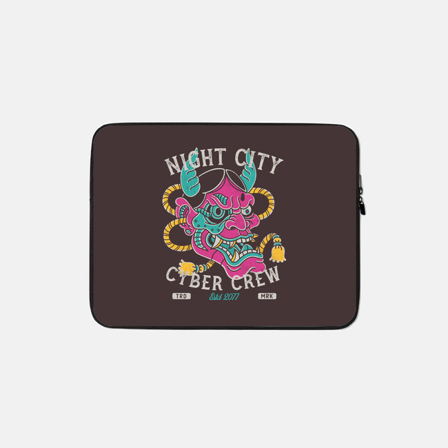 Night City Cyber Crew-None-Zippered-Laptop Sleeve-Nemons