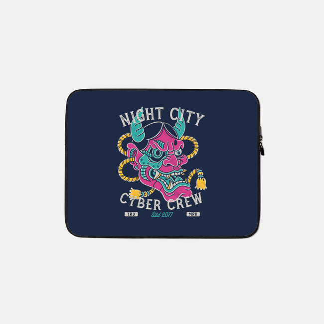 Night City Cyber Crew-None-Zippered-Laptop Sleeve-Nemons