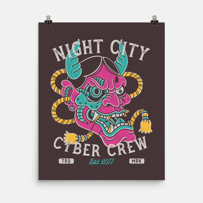 Night City Cyber Crew-None-Matte-Poster-Nemons