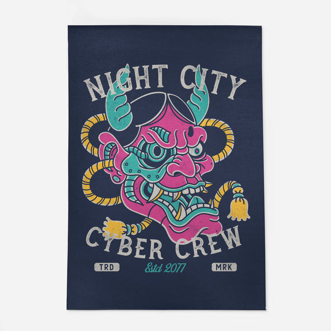 Night City Cyber Crew-None-Indoor-Rug-Nemons