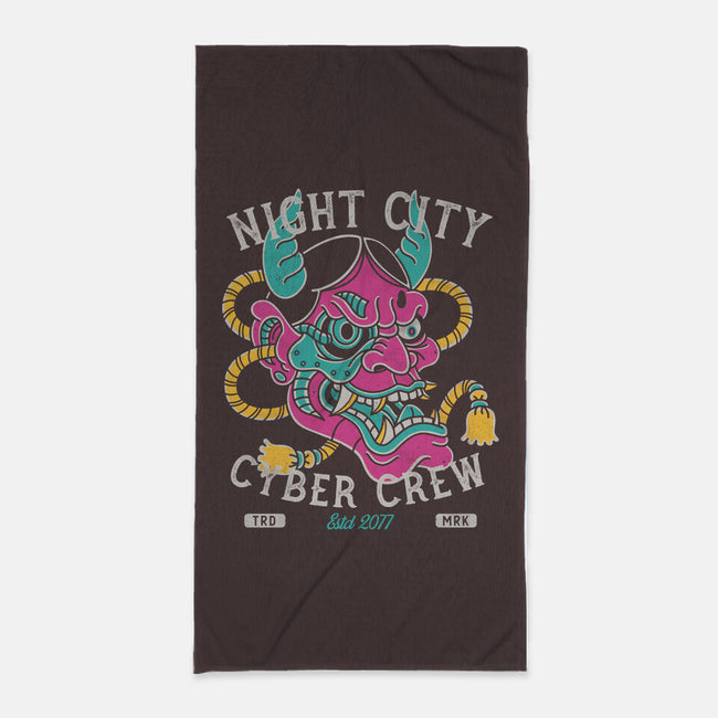 Night City Cyber Crew-None-Beach-Towel-Nemons
