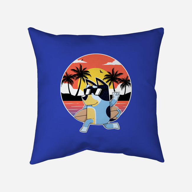 Bluey Summer-None-Removable Cover-Throw Pillow-Tri haryadi