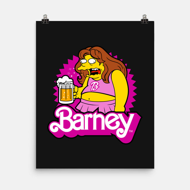 Barney Barbie-None-Matte-Poster-Boggs Nicolas