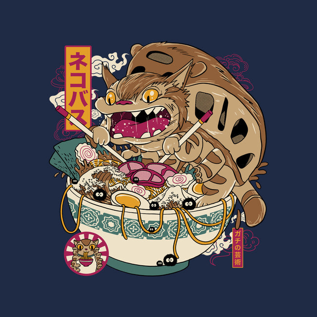 Ramen Catbus-None-Stretched-Canvas-gaci