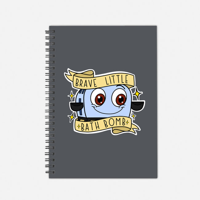 Brave Little Bath Bomb-None-Dot Grid-Notebook-Alexhefe