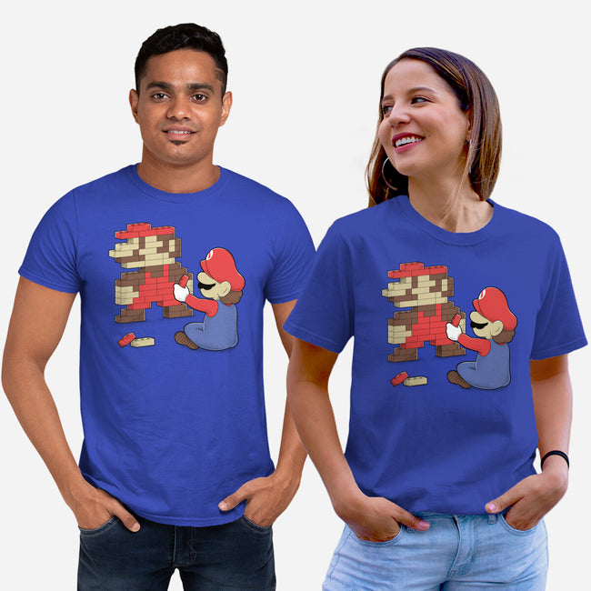 Nostalgic Gamer-Unisex-Basic-Tee-Umberto Vicente