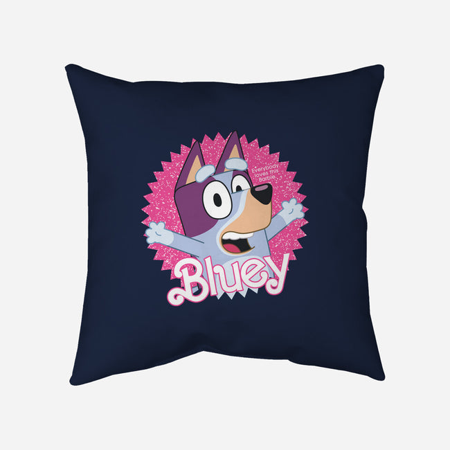 Bluey Barbie-None-Removable Cover w Insert-Throw Pillow-danielmorris1993
