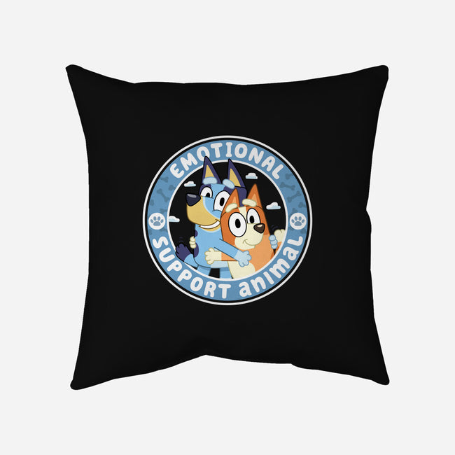 Emotional Support Animals-None-Removable Cover-Throw Pillow-rocketman_art