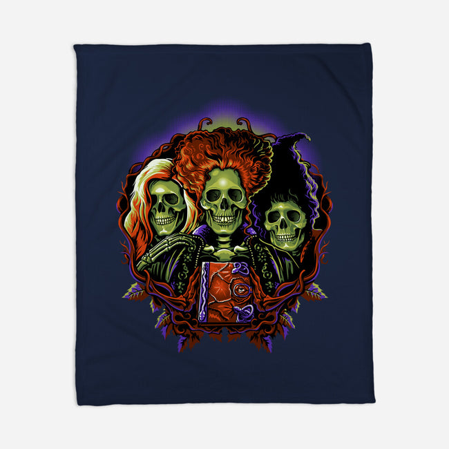 Twist The Bones-None-Fleece-Blanket-daobiwan