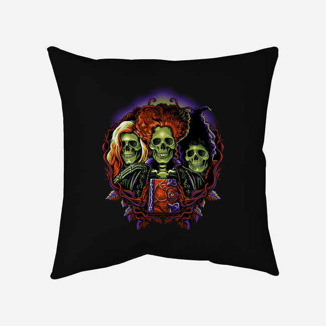 Twist The Bones-None-Removable Cover-Throw Pillow-daobiwan
