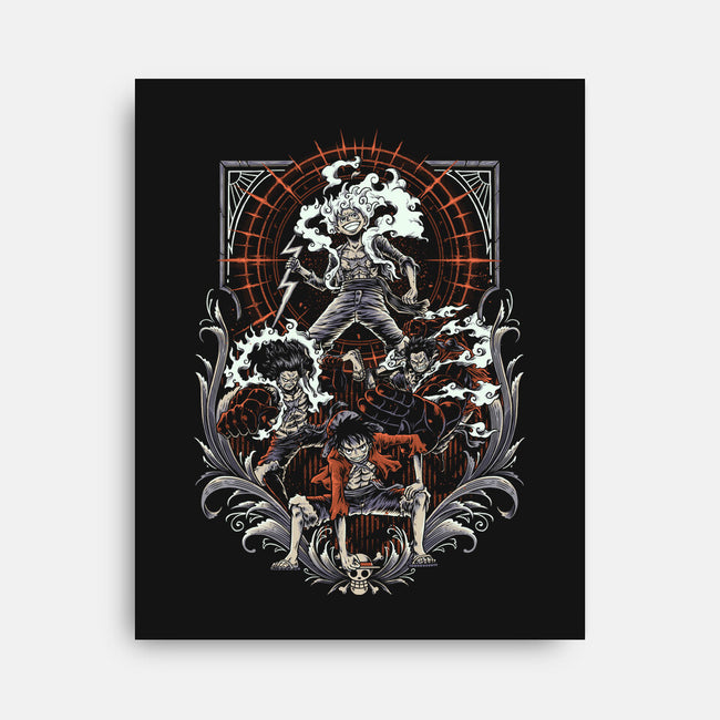 Gear 5 Transformation-None-Stretched-Canvas-Imu Studio