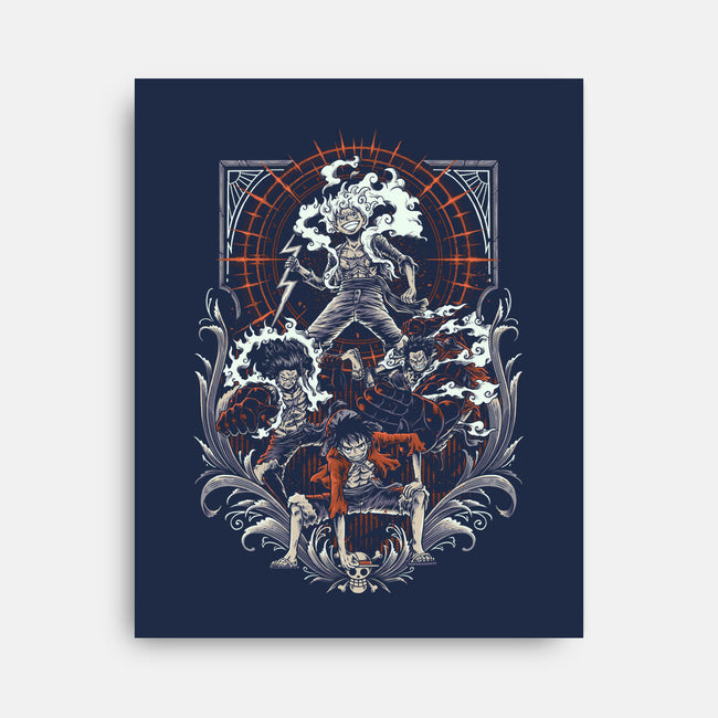 Gear 5 Transformation-None-Stretched-Canvas-Imu Studio