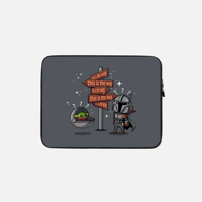 Which Is The Way-None-Zippered-Laptop Sleeve-erion_designs