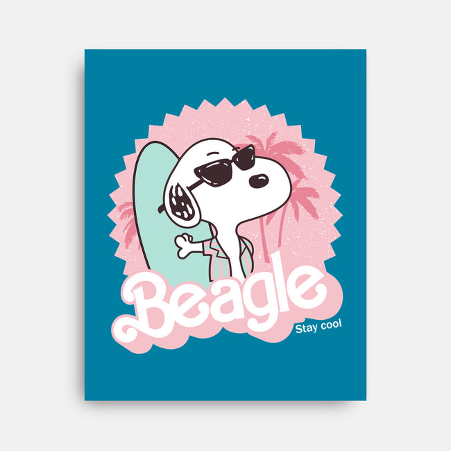 Cool Beagle-None-Stretched-Canvas-retrodivision