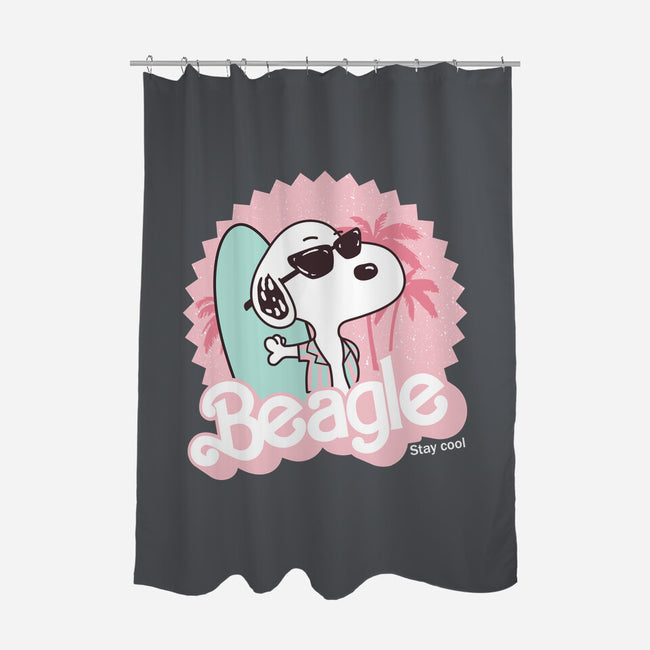 Cool Beagle-None-Polyester-Shower Curtain-retrodivision