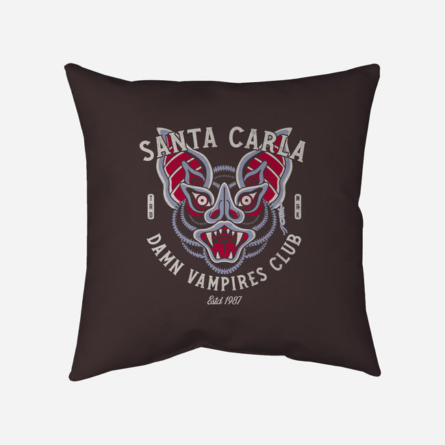 Damn Vampires Club-None-Removable Cover-Throw Pillow-Nemons