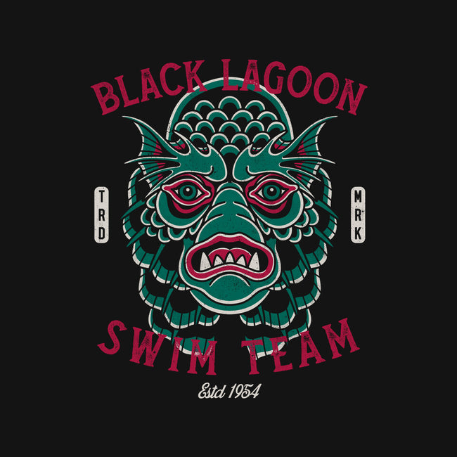 Black Lagoon Swim Club-Mens-Heavyweight-Tee-Nemons