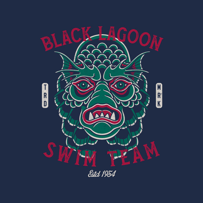 Black Lagoon Swim Club-Mens-Heavyweight-Tee-Nemons