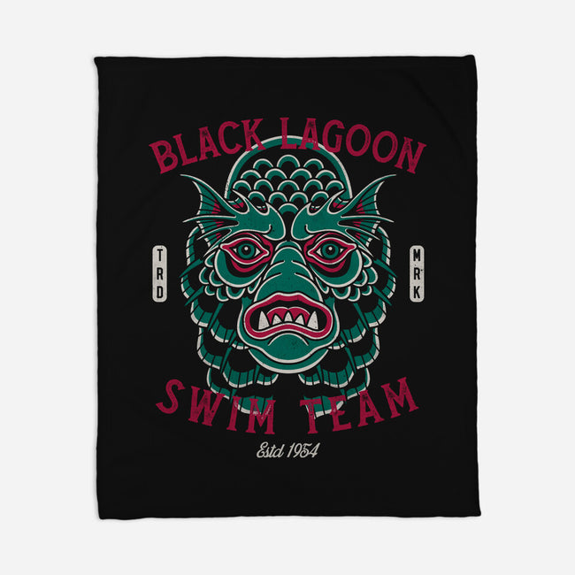 Black Lagoon Swim Club-None-Fleece-Blanket-Nemons