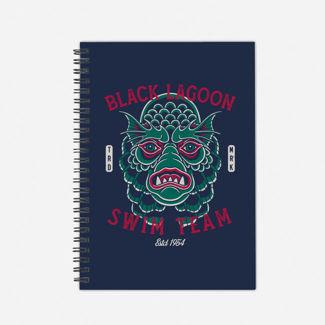Black Lagoon Swim Club-None-Dot Grid-Notebook-Nemons