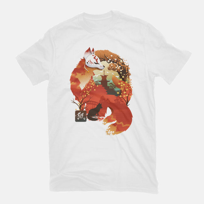 Fox Landscape-Mens-Basic-Tee-dandingeroz