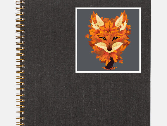 Autumn Leaves Fox