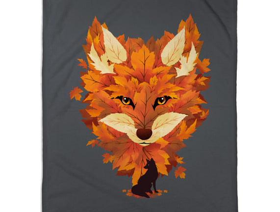 Autumn Leaves Fox