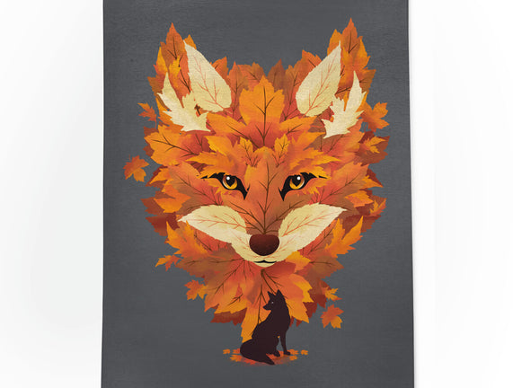 Autumn Leaves Fox