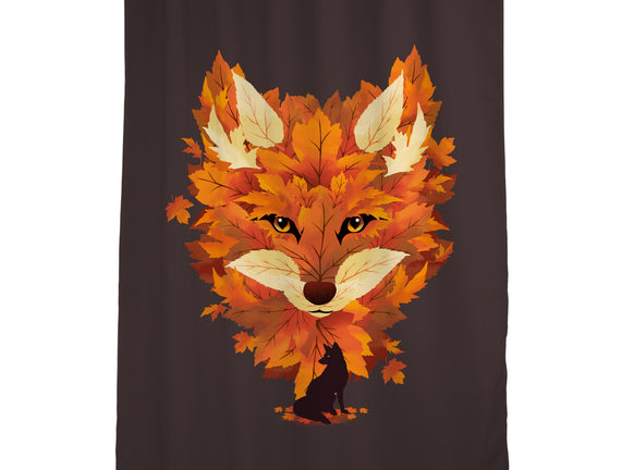 Autumn Leaves Fox