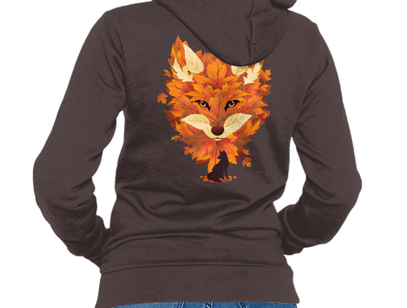 Autumn Leaves Fox