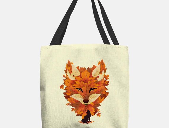 Autumn Leaves Fox