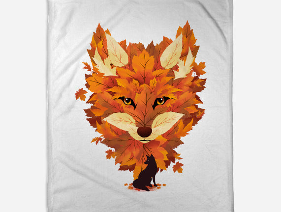 Autumn Leaves Fox