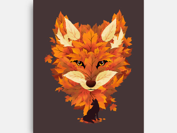 Autumn Leaves Fox