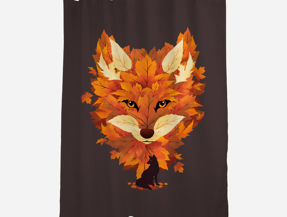 Autumn Leaves Fox