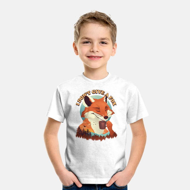 Don't Give A Fox-Youth-Basic-Tee-dandingeroz