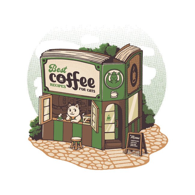 Coffeeshop Cats Bookstore-Womens-Basic-Tee-tobefonseca