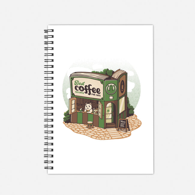 Coffeeshop Cats Bookstore-None-Dot Grid-Notebook-tobefonseca