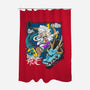 Dragon Fight-None-Polyester-Shower Curtain-MarianoSan