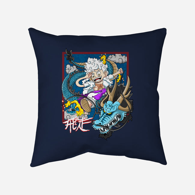 Dragon Fight-None-Removable Cover-Throw Pillow-MarianoSan