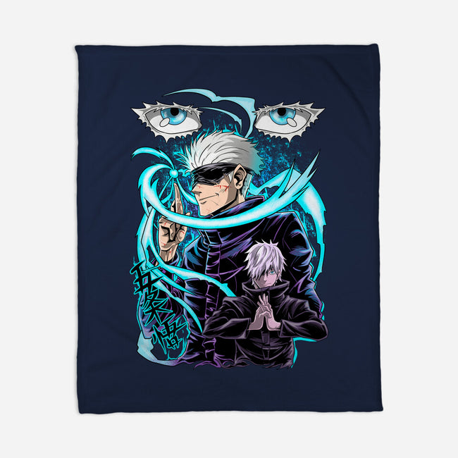Sensei Gojo-None-Fleece-Blanket-Conjura Geek