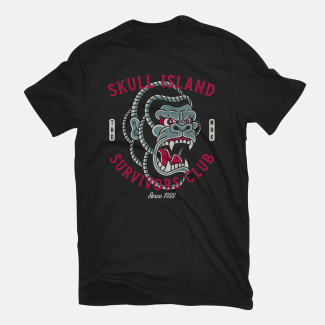 Skull Island Survivors Club-Mens-Heavyweight-Tee-Nemons