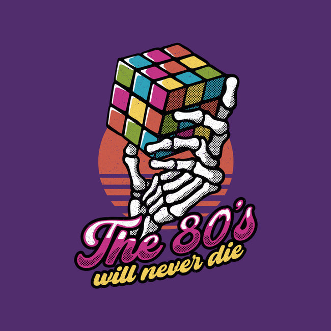80s Will Never Die-None-Removable Cover-Throw Pillow-tobefonseca