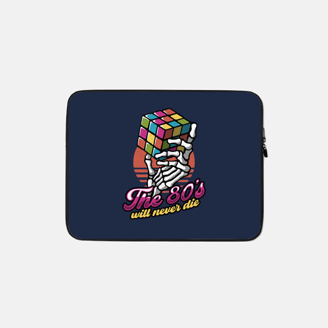 80s Will Never Die-None-Zippered-Laptop Sleeve-tobefonseca