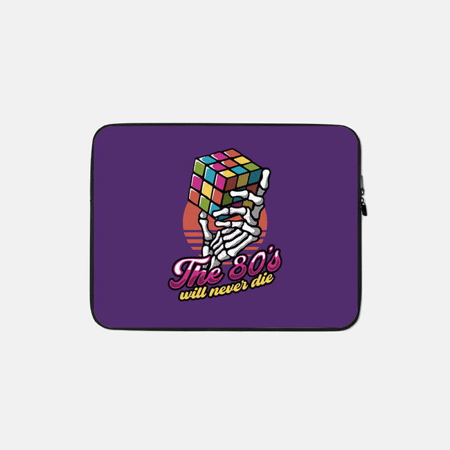 80s Will Never Die-None-Zippered-Laptop Sleeve-tobefonseca