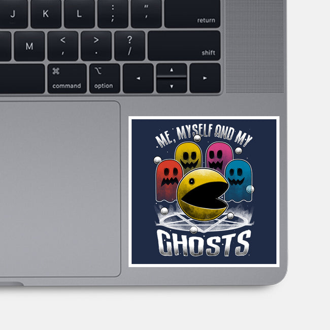 Game Ghosts Retro-None-Glossy-Sticker-Studio Mootant