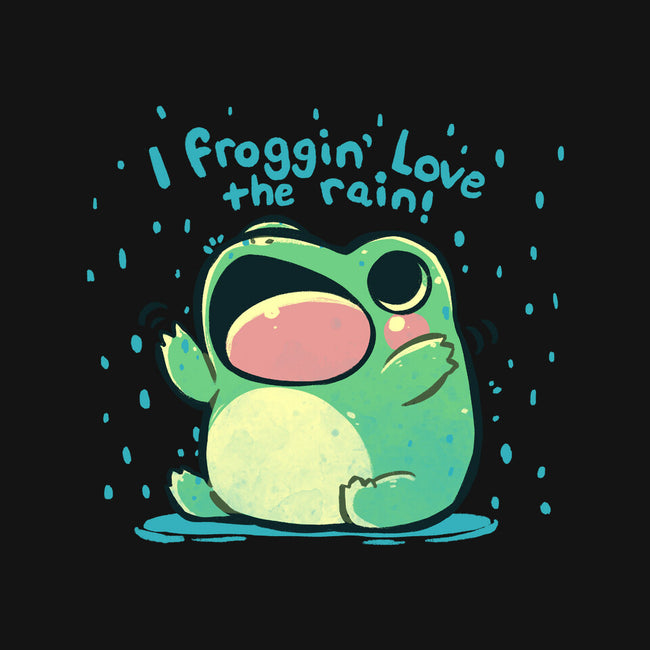 Froggin Love The Rain-None-Stretched-Canvas-TechraNova