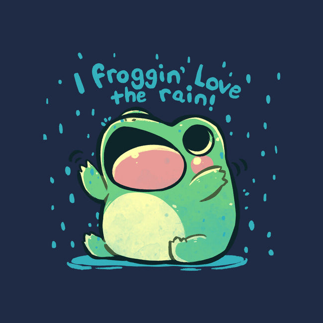 Froggin Love The Rain-None-Basic Tote-Bag-TechraNova