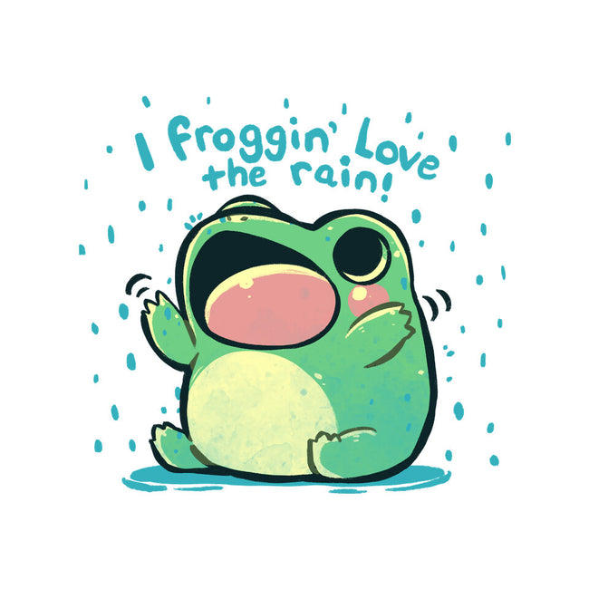Froggin Love The Rain-Unisex-Basic-Tee-TechraNova