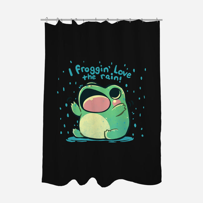 Froggin Love The Rain-None-Polyester-Shower Curtain-TechraNova